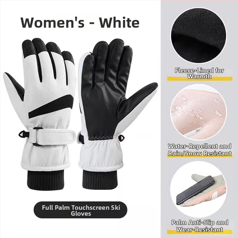 Cimdi - Slēpošanas cimdi (Unisex, Nylon, Universāla vecuma grupa, Noliktavā)