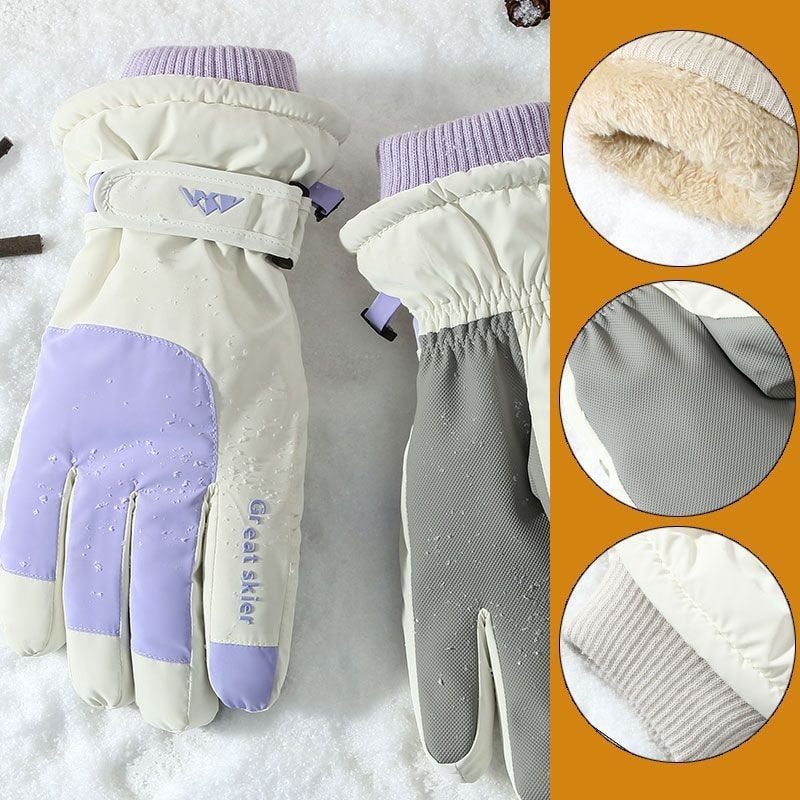 Cimdi - Slēpošanas cimdi (Unisex, Nylon, Universāla vecuma grupa, Noliktavā)