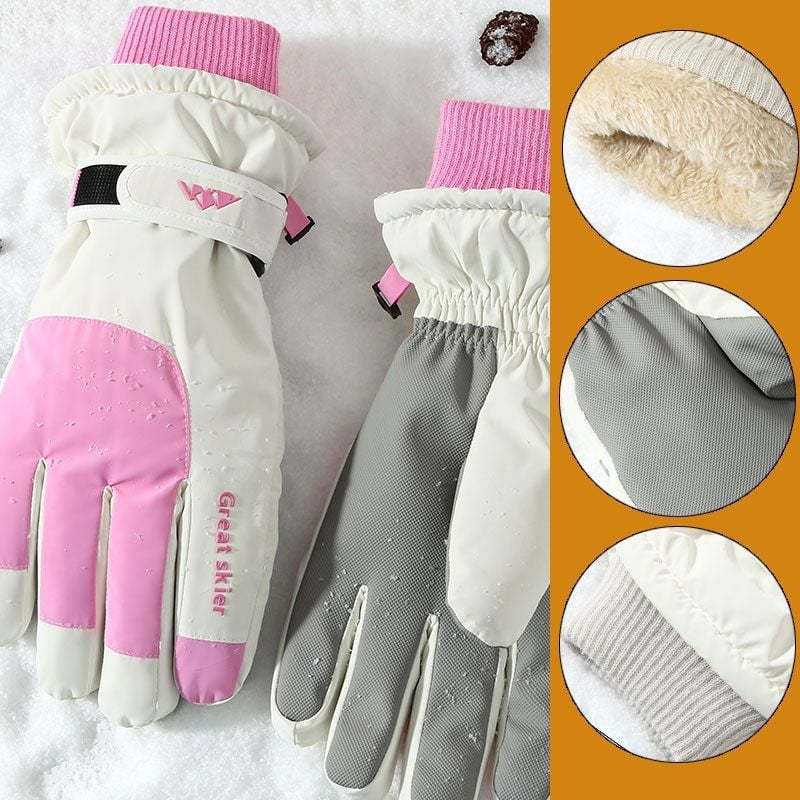 Cimdi - Slēpošanas cimdi (Unisex, Nylon, Universāla vecuma grupa, Noliktavā)