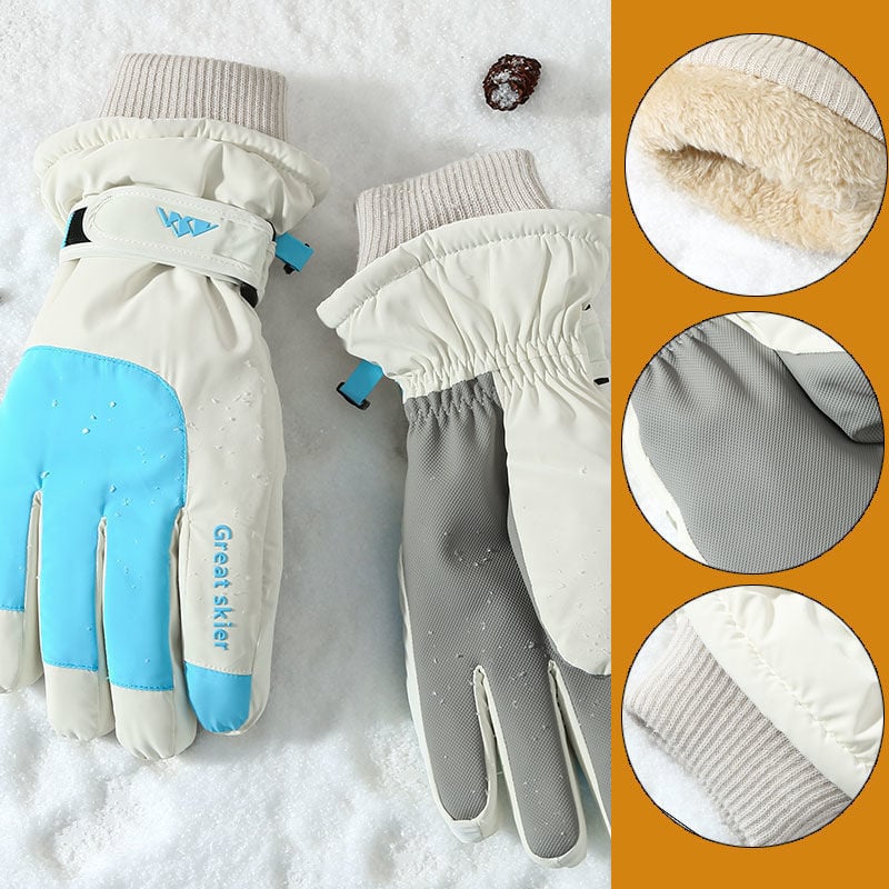 Cimdi - Slēpošanas cimdi (Unisex, Nylon, Universāla vecuma grupa, Noliktavā)