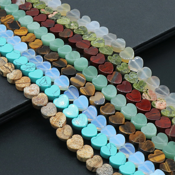Srcolne perle od prirodnog kamena za DIY nakit – labave perle