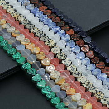 Srcolne perle od prirodnog kamena za DIY nakit – labave perle