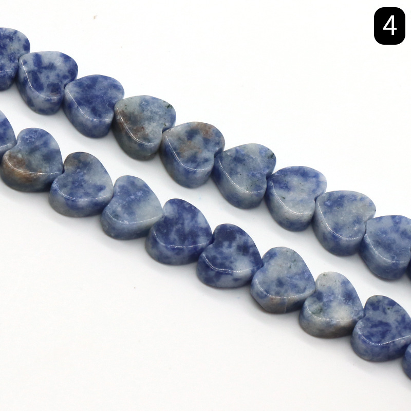 Srcolne perle od prirodnog kamena za DIY nakit – labave perle
