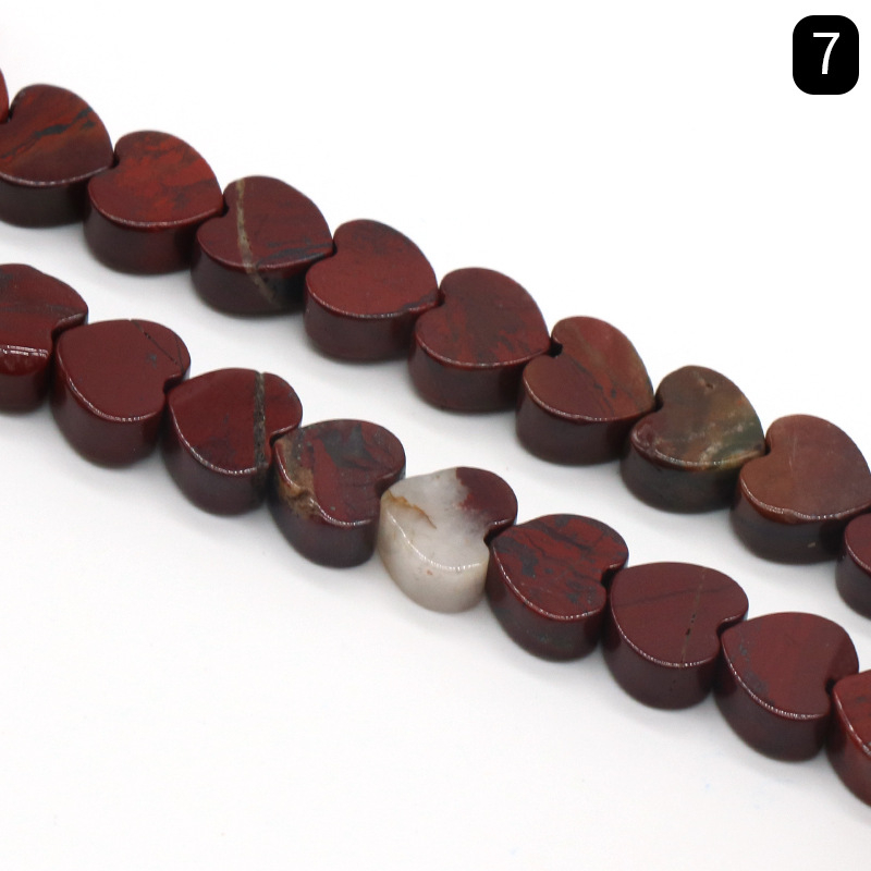 Srcolne perle od prirodnog kamena za DIY nakit – labave perle
