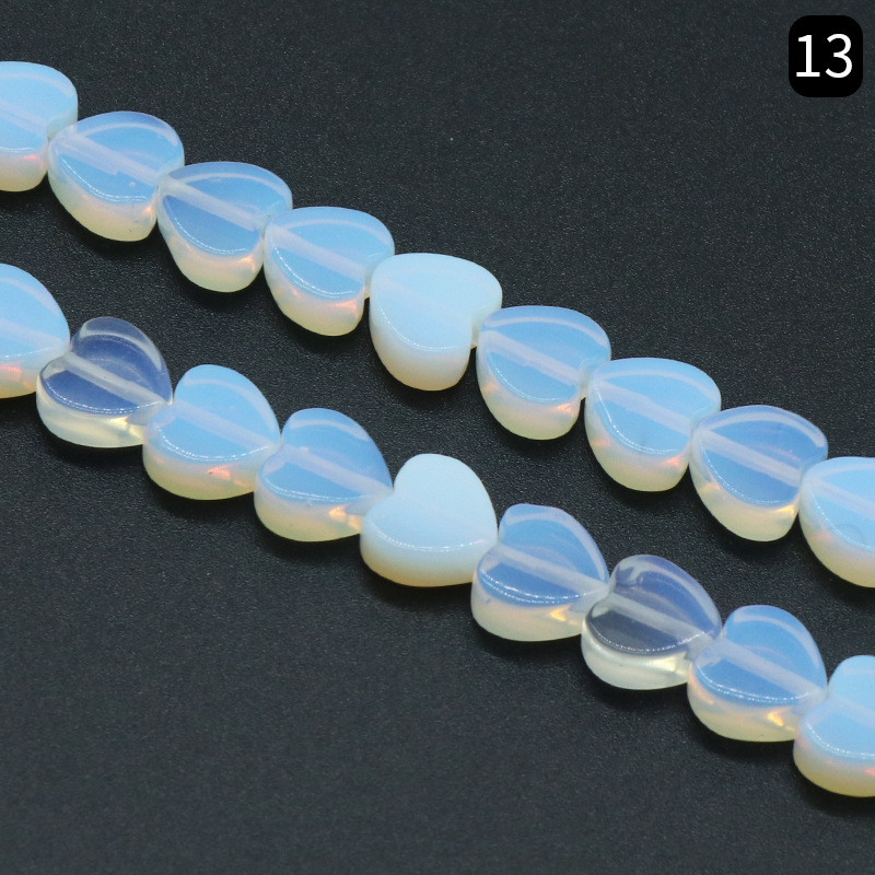 Srcolne perle od prirodnog kamena za DIY nakit – labave perle