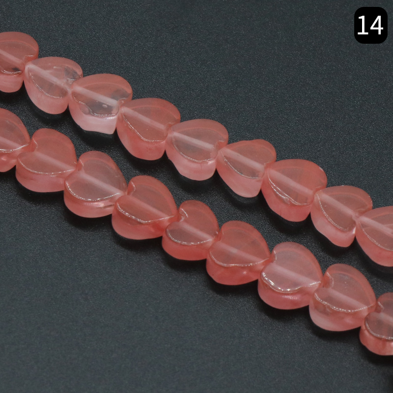 Srcolne perle od prirodnog kamena za DIY nakit – labave perle