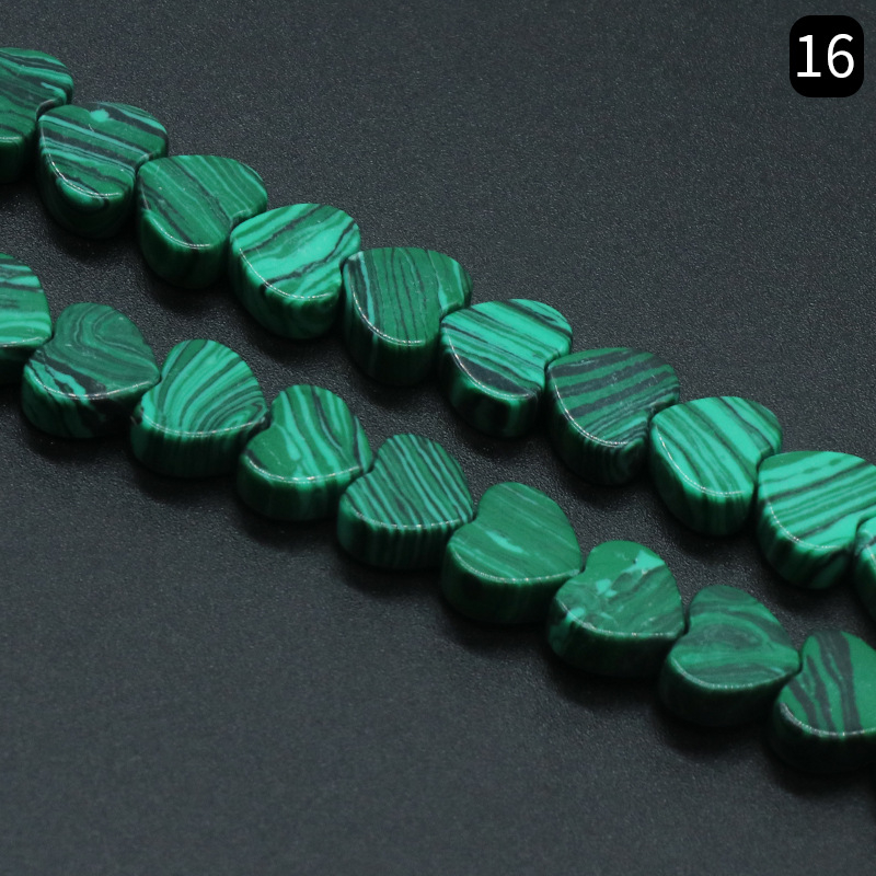 Srcolne perle od prirodnog kamena za DIY nakit – labave perle
