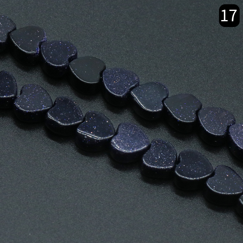 Srcolne perle od prirodnog kamena za DIY nakit – labave perle