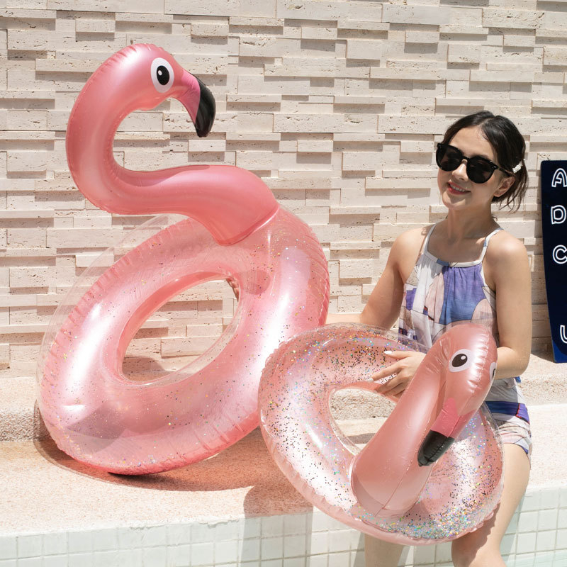 Plivački prsten za odrasle, Eleswim, ekološki PVC, jednofarbni uzorak, pogodan za kretanje i plivanje