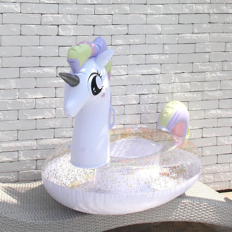 Plivački prsten za odrasle, Eleswim, ekološki PVC, jednofarbni uzorak, pogodan za kretanje i plivanje