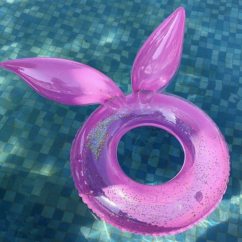 Plivački prsten za odrasle, Eleswim, ekološki PVC, jednofarbni uzorak, pogodan za kretanje i plivanje