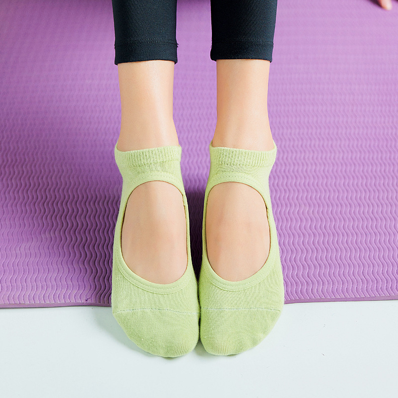 Petprstne joga čarape od češanog pamuka, za fitness i pilates