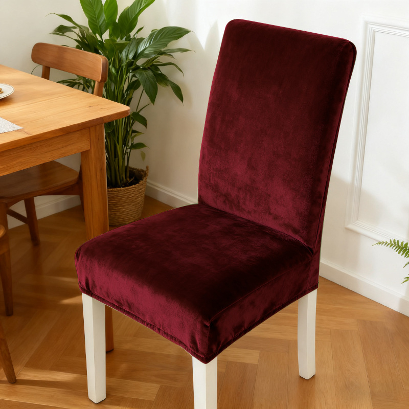 Navlaka za Parsons stolicu, poliester, protuklizna, otporna na habanje, otporna na prašinu, otpornost na visoke temperature, moderni minimalistički stil, jednobojni uzorak, pravokutni oblik