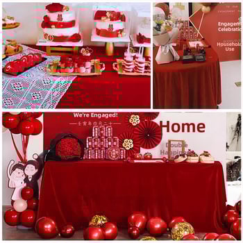 Staltiesė iš poliesterio, stačiakampio formos, vientisas raštas, kinų klasikinis stilius