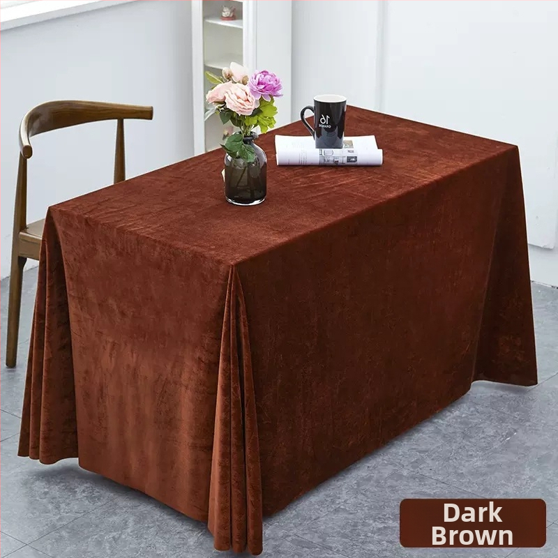 Staltiesė iš poliesterio, stačiakampio formos, vientisas raštas, kinų klasikinis stilius