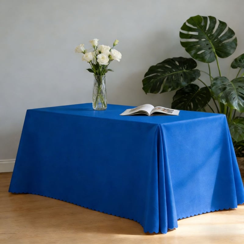 Poliesterinė staltiesė, stačiakampio formos, vienspalvė, viešbučių stilius