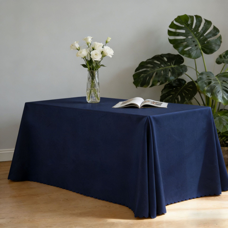 Poliesterinė staltiesė, stačiakampio formos, vienspalvė, viešbučių stilius