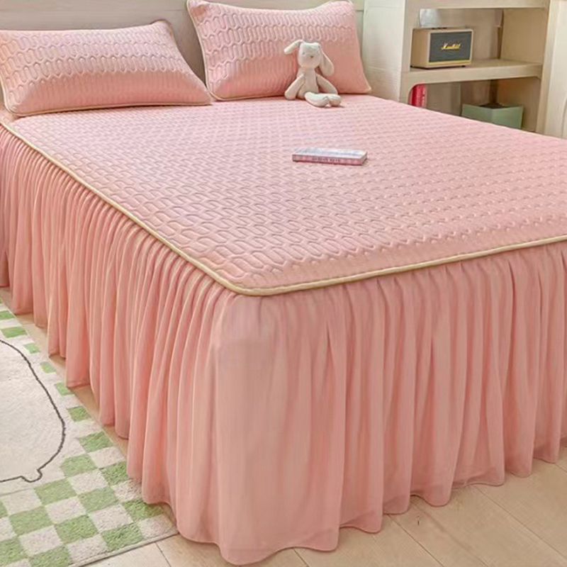 3 dalių latekso vėsinimo kilimėlių komplektas lovai (natūralus lateksas; latekso kiekis 90%+; išspausdintas audinys; universalus stilius; be pritaikymo)