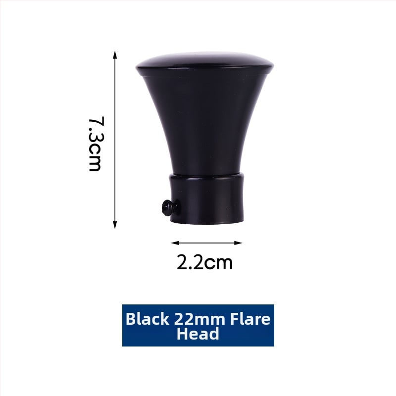 Užuolaidų lazdelės kamštelis, geležis, pakabinimo tipas, šiuolaikinio minimalistinio stiliaus, prekinis ženklas Reputation