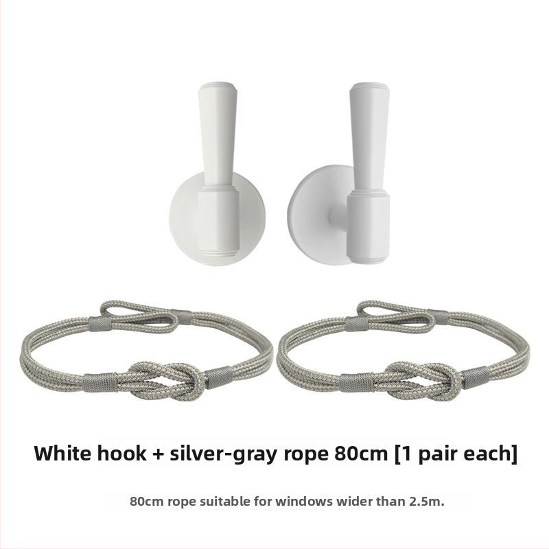 Fali függönycsipeszek furás nélkül, pántokkal, otthoni használatra, sokoldalú függöny-tároló horogok, falikampók és akasztó golyók, pár • Márka: Other; Anyag: Textil; Stílus: Egyszerű és modern