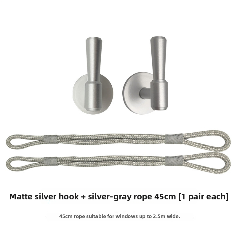 Fali függönycsipeszek furás nélkül, pántokkal, otthoni használatra, sokoldalú függöny-tároló horogok, falikampók és akasztó golyók, pár • Márka: Other; Anyag: Textil; Stílus: Egyszerű és modern