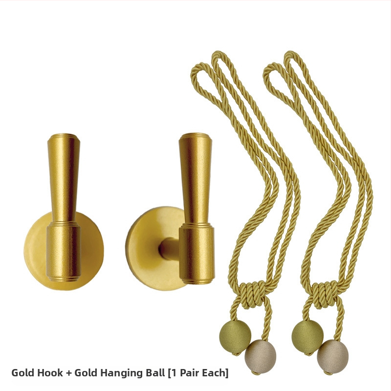 Fali függönycsipeszek furás nélkül, pántokkal, otthoni használatra, sokoldalú függöny-tároló horogok, falikampók és akasztó golyók, pár • Márka: Other; Anyag: Textil; Stílus: Egyszerű és modern