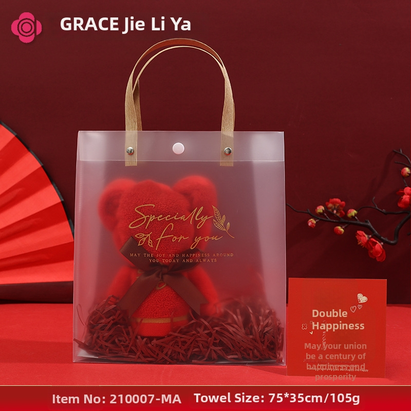 Lokio rankšluostis dovanų dėžutėje — 100% medvilnė, 120 g, individualus logotipas