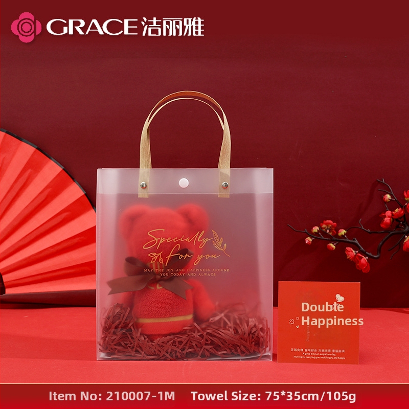 Lokio rankšluostis dovanų dėžutėje — 100% medvilnė, 120 g, individualus logotipas