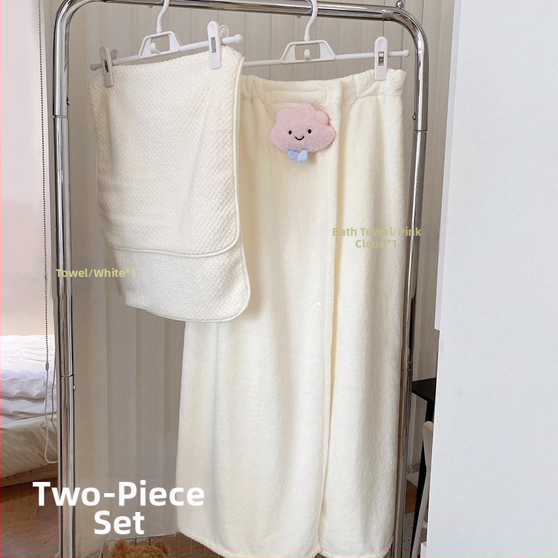 Medvilninis chalatas su krūtinės apsivynimu – greitas džiūvimas, unisex, sugeriantis, skirta rudens naudojimui