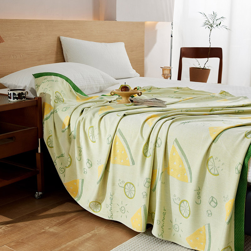 Bambuszrost takaró, 700 g, nyár, virágos mintázat