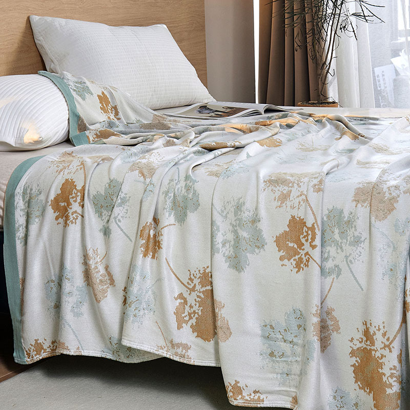 Bambuszrost takaró, 700 g, nyár, virágos mintázat