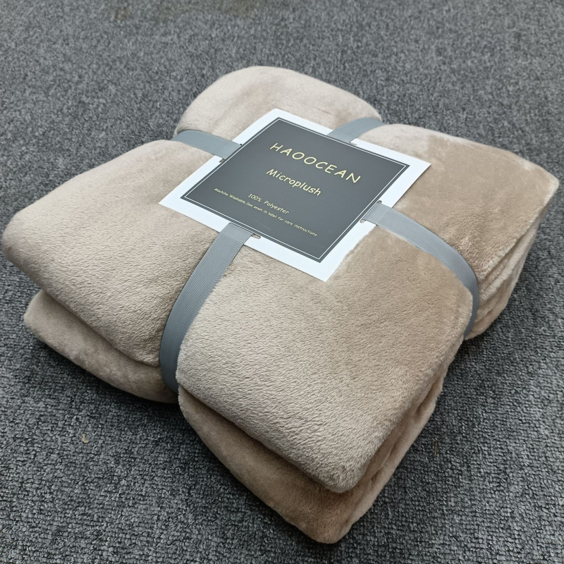 Lagana flanel deka za ljeto, jednolika veličina, tanka deka za odmor u uredu uz klima uređaj, koral fleece materijal