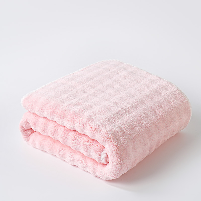 Bo Chu Hui Coral Fleece set za kupaonicu, 3 komada, 500 g+ težina, 150D vlakna, ravna tkanina