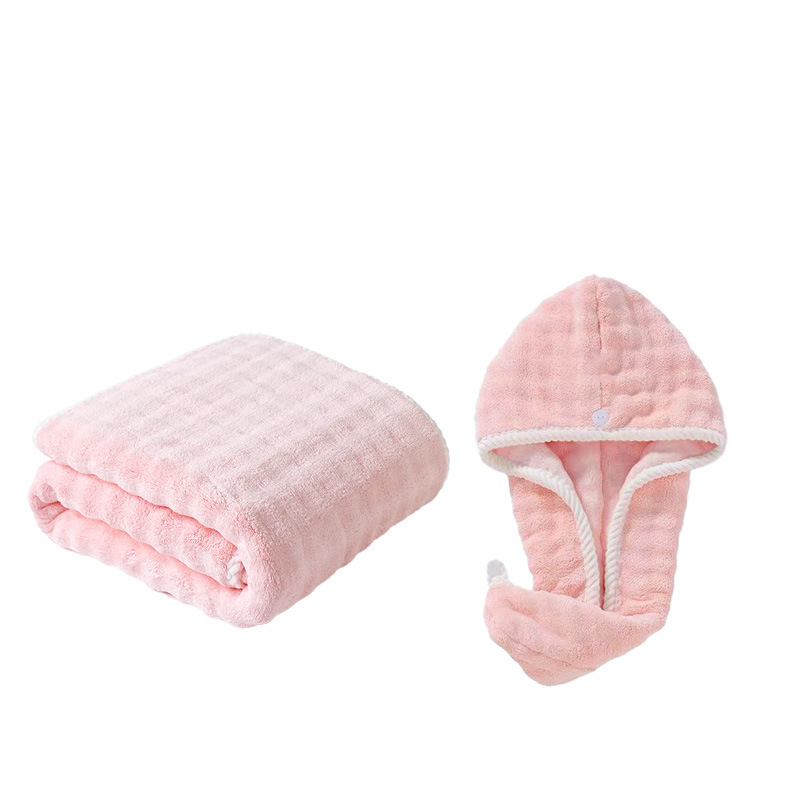 Bo Chu Hui Coral Fleece set za kupaonicu, 3 komada, 500 g+ težina, 150D vlakna, ravna tkanina
