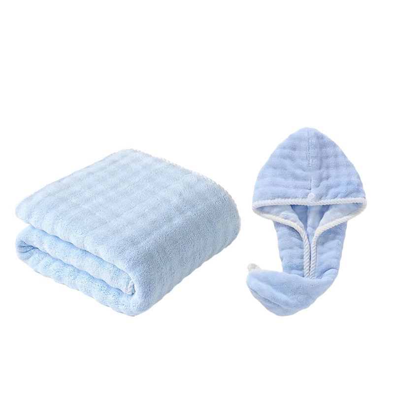 Bo Chu Hui Coral Fleece set za kupaonicu, 3 komada, 500 g+ težina, 150D vlakna, ravna tkanina