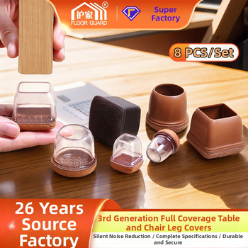 Kerek lábvédők székek és asztalok lábaira, zajcsökkentő, kopásálló, TPE anyagú, modern minimalista stílus