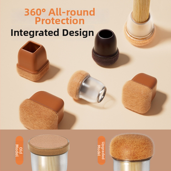 Kerek lábvédők székek és asztalok lábaira, zajcsökkentő, kopásálló, TPE anyagú, modern minimalista stílus