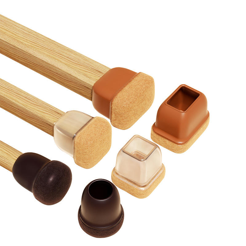Kerek lábvédők székek és asztalok lábaira, zajcsökkentő, kopásálló, TPE anyagú, modern minimalista stílus