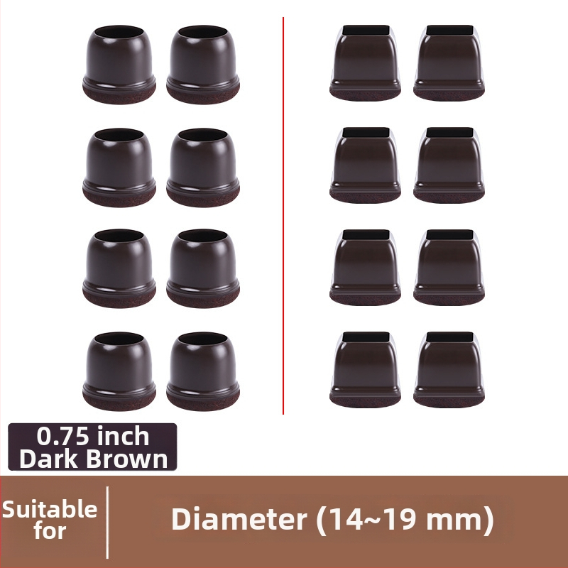 Kerek lábvédők székek és asztalok lábaira, zajcsökkentő, kopásálló, TPE anyagú, modern minimalista stílus