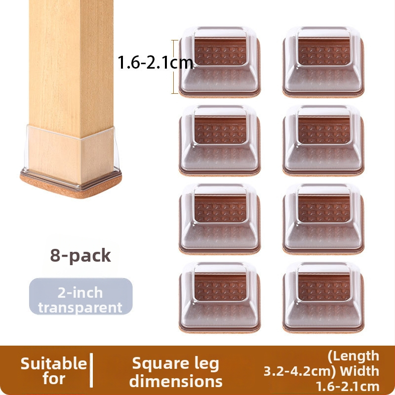 Kerek lábvédők székek és asztalok lábaira, zajcsökkentő, kopásálló, TPE anyagú, modern minimalista stílus