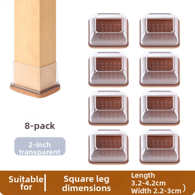 Kerek lábvédők székek és asztalok lábaira, zajcsökkentő, kopásálló, TPE anyagú, modern minimalista stílus