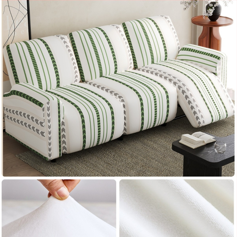 Kanapévédő huzat – Teljes körű védelem, csúszásmentes, ellenálló a macska karmolásával szemben, könnyed luxus érzet, magas minőség; Anyag: Silver Fox Velvet; Márka: So Lai; Alkalmas moduláris kanapéra; Mintázat: csíkok, rács, nyomtatott, kör; Stílus: könny