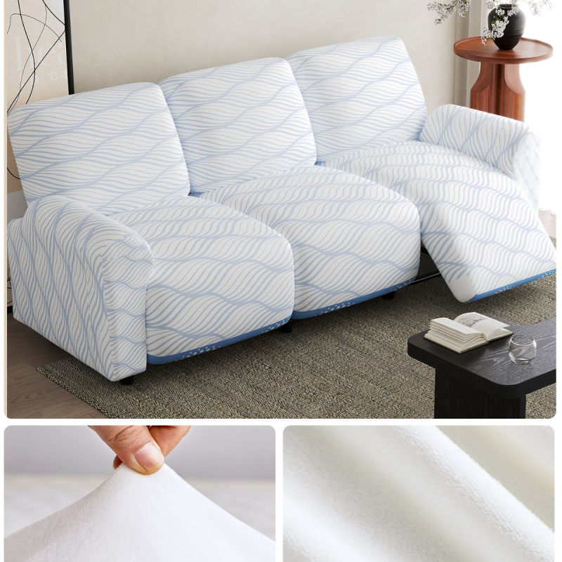 Kanapévédő huzat – Teljes körű védelem, csúszásmentes, ellenálló a macska karmolásával szemben, könnyed luxus érzet, magas minőség; Anyag: Silver Fox Velvet; Márka: So Lai; Alkalmas moduláris kanapéra; Mintázat: csíkok, rács, nyomtatott, kör; Stílus: könny