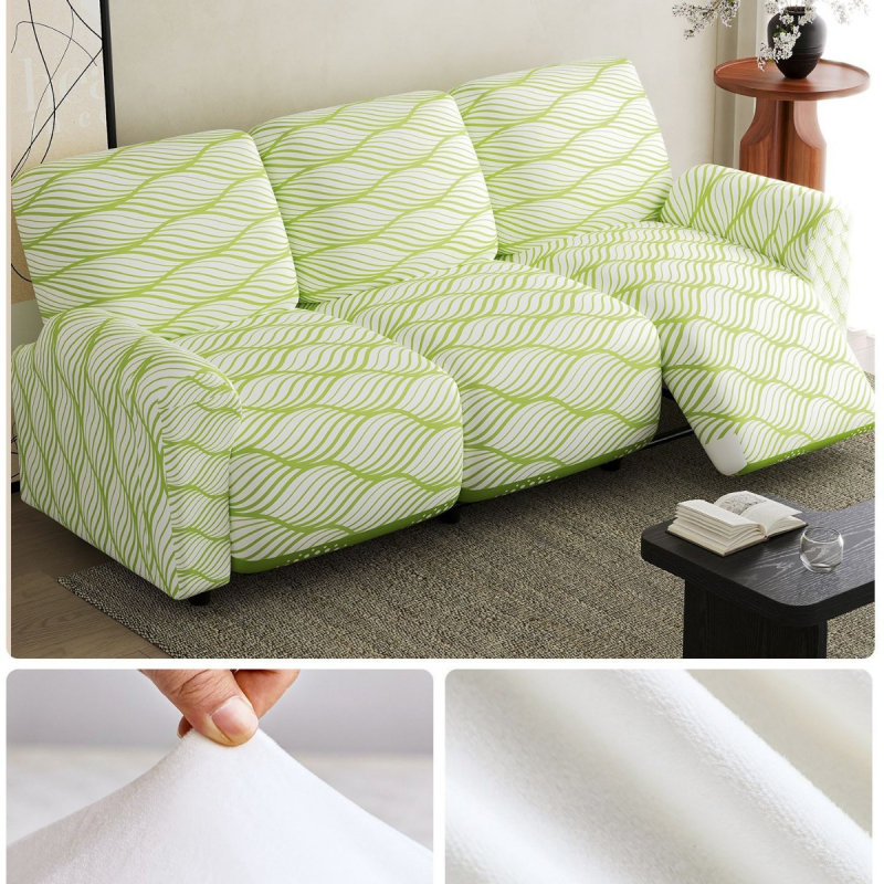 Kanapévédő huzat – Teljes körű védelem, csúszásmentes, ellenálló a macska karmolásával szemben, könnyed luxus érzet, magas minőség; Anyag: Silver Fox Velvet; Márka: So Lai; Alkalmas moduláris kanapéra; Mintázat: csíkok, rács, nyomtatott, kör; Stílus: könny