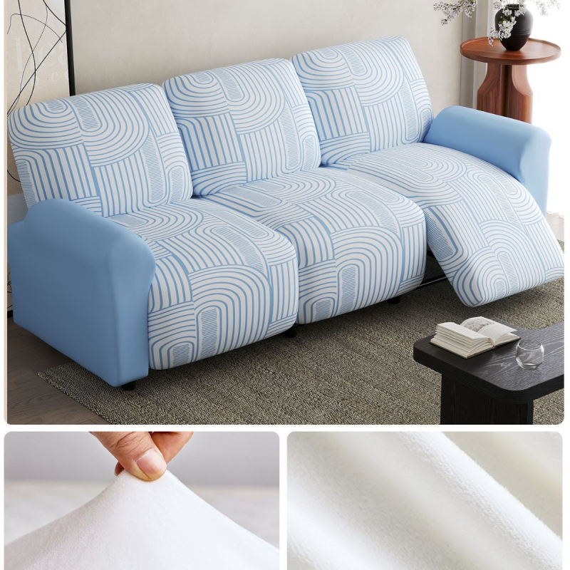 Kanapévédő huzat – Teljes körű védelem, csúszásmentes, ellenálló a macska karmolásával szemben, könnyed luxus érzet, magas minőség; Anyag: Silver Fox Velvet; Márka: So Lai; Alkalmas moduláris kanapéra; Mintázat: csíkok, rács, nyomtatott, kör; Stílus: könny