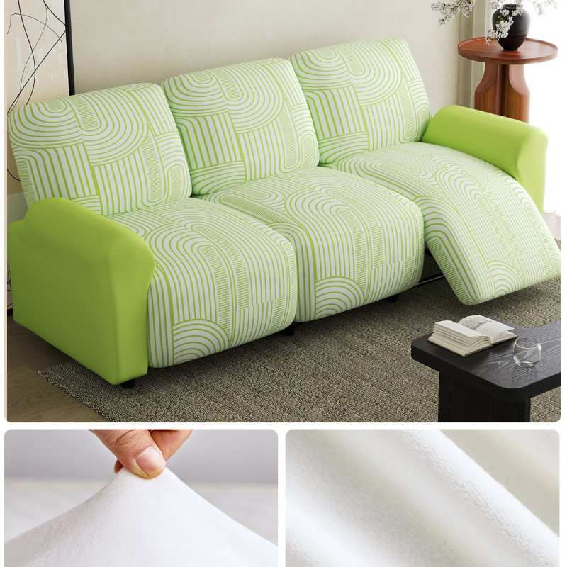 Kanapévédő huzat – Teljes körű védelem, csúszásmentes, ellenálló a macska karmolásával szemben, könnyed luxus érzet, magas minőség; Anyag: Silver Fox Velvet; Márka: So Lai; Alkalmas moduláris kanapéra; Mintázat: csíkok, rács, nyomtatott, kör; Stílus: könny