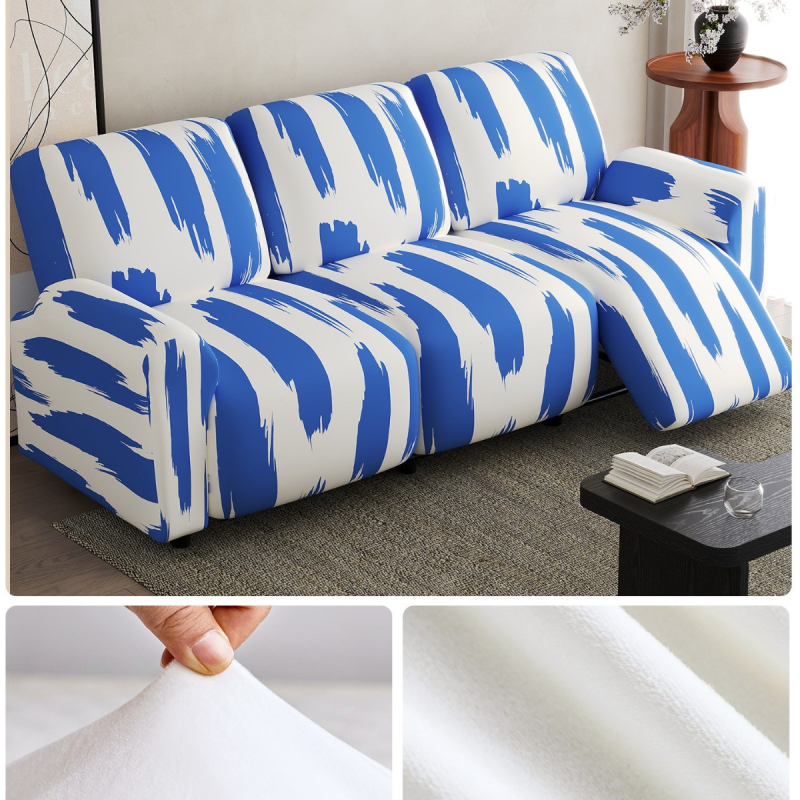 Kanapévédő huzat – Teljes körű védelem, csúszásmentes, ellenálló a macska karmolásával szemben, könnyed luxus érzet, magas minőség; Anyag: Silver Fox Velvet; Márka: So Lai; Alkalmas moduláris kanapéra; Mintázat: csíkok, rács, nyomtatott, kör; Stílus: könny