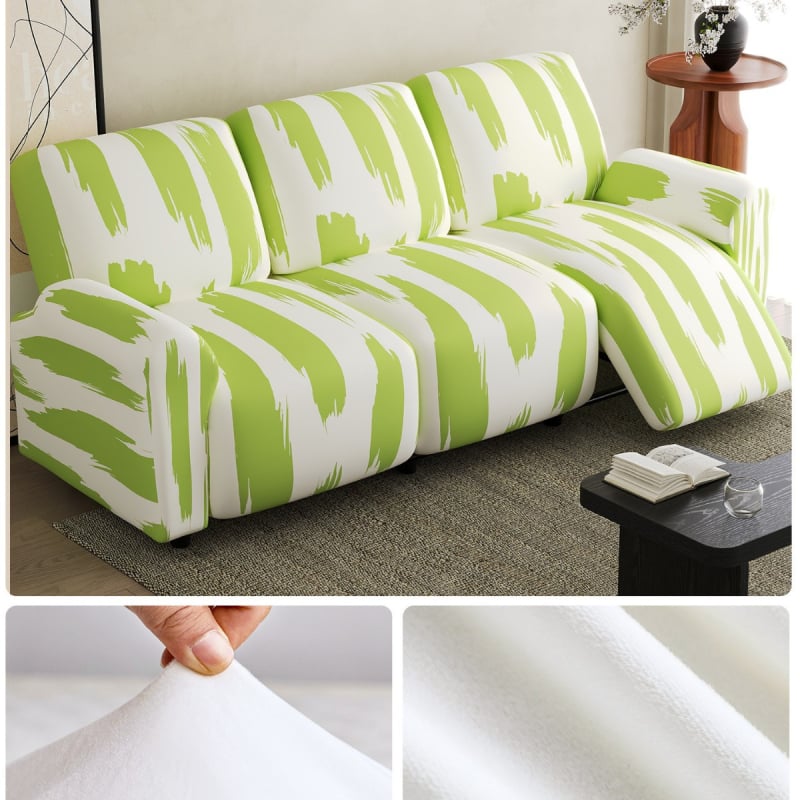 Kanapévédő huzat – Teljes körű védelem, csúszásmentes, ellenálló a macska karmolásával szemben, könnyed luxus érzet, magas minőség; Anyag: Silver Fox Velvet; Márka: So Lai; Alkalmas moduláris kanapéra; Mintázat: csíkok, rács, nyomtatott, kör; Stílus: könny