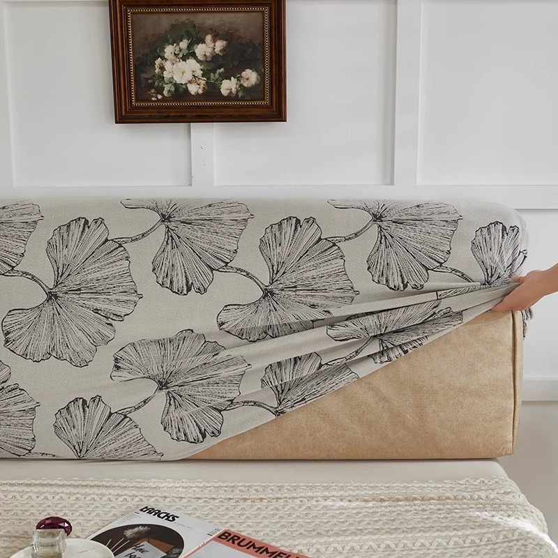 Navlaka za noćni pano kreveta, jacquard baršun, univerzalna prilagodljivost, zaštita naslona, zaštita od prašine, Wan'erfang, Ins stil