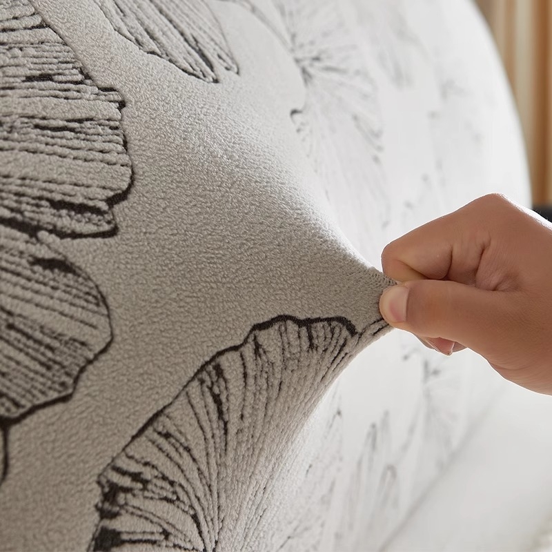 Navlaka za noćni pano kreveta, jacquard baršun, univerzalna prilagodljivost, zaštita naslona, zaštita od prašine, Wan'erfang, Ins stil